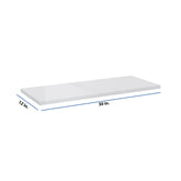 Modernform Cabinet Gloss White 30" W X 3/4" H X 12" D Floating Shelf