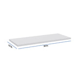 Modernform Cabinet Matte White 30" W X 3/4" H X 12" D Floating Shelf
