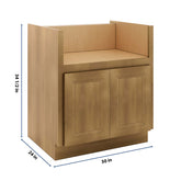J&K Butterscotch B8 Base Farm Sink - 30" W