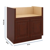 J&K Mahogany J5 Base Farm Sink - 33" W