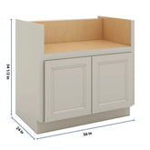 J&K Pebble B6 Base Farm Sink - 36" W