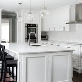 Fabuwood Allure Nexus Frost Recessed Panel White Door Sample