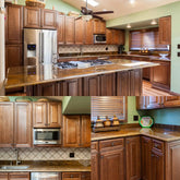 J & K Traditional Chocolate Glazed M01 Door Sample