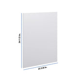Modernform Cabinet Matte White 3/4" W X 34 1/2" H X 25 5/8" D Island Base Panel