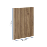 Modernform Cabinet Walnut 3/4" W X 34 1/2" H X 25 5/8" D Island Base Panel
