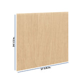 Modernform Cabinet Natural Oak 3/4" W X 34 1/2" H X 37 5/8" D Island Base Panel