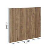 Modernform Cabinet Walnut 3/4" W X 34 1/2" H X 37 5/8" D Island Base Panel
