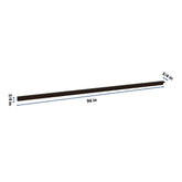 J&K Espresso K8 96" W Incurved Corner Molding
