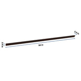 J&K Java Coffee S1 96" W Incurved Corner Molding