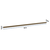 J&K Hazel H8 96" W Incurved Corner Molding