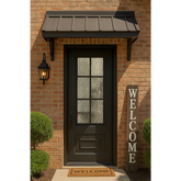 3/0x8/0 6 Lite Exterior Wrought Iron Prehung Door