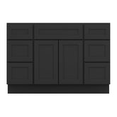 J&K Charcoal E2 Vanity Sink Combo 48" W x 33" H x 21" D