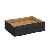 J&K Charcoal E2 30" W x 7-1/2" H or 8-1/2" H Knee Drawer