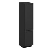 J&K Charcoal E2 Vanity Linen 18" W x 81" H x 24" D