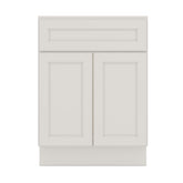 J&K Dove E1 Vanity Base Sink Door/False Drawer 24" W x 33" H x 21" D