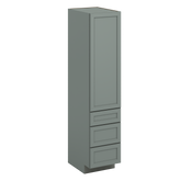 J&K Sage E3 Vanity Linen with bottom Drawers 18" W x 81" H x 24" D