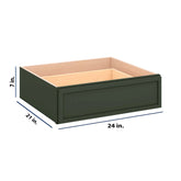 Modernform Cabinet Slim Sage Green 24" W X 7" H X 21" D Vanity Knee Drawer