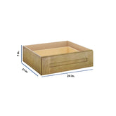 Modernform Cabinet Natural Shaker 24" W X 7" H X 21" D Vanity Knee Drawer