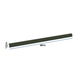 Modernform Cabinet Slim Sage Green 96" W X 1 1/2" H X 1 1/2" D Bottom Light Rail