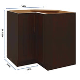 J&K Java Coffee S1 Base Corner 90 Lazy Susan - 36" W