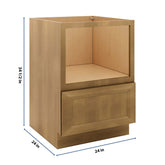 J&K Butterscotch B8 Base Microwave Drawer - 24" W