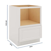J&K Pure B5 Base Microwave Drawer - 24" W