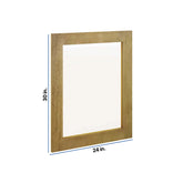 Modernform Cabinet Natural Shaker 24" W X 30" H Vanity Mirror