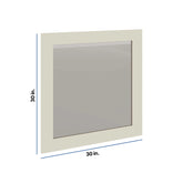 Modernform Cabinet Slim Dove White 30" W X 30" H Vanity Mirror