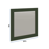 Modernform Cabinet Slim Sage Green 30" W X 30" H Vanity Mirror