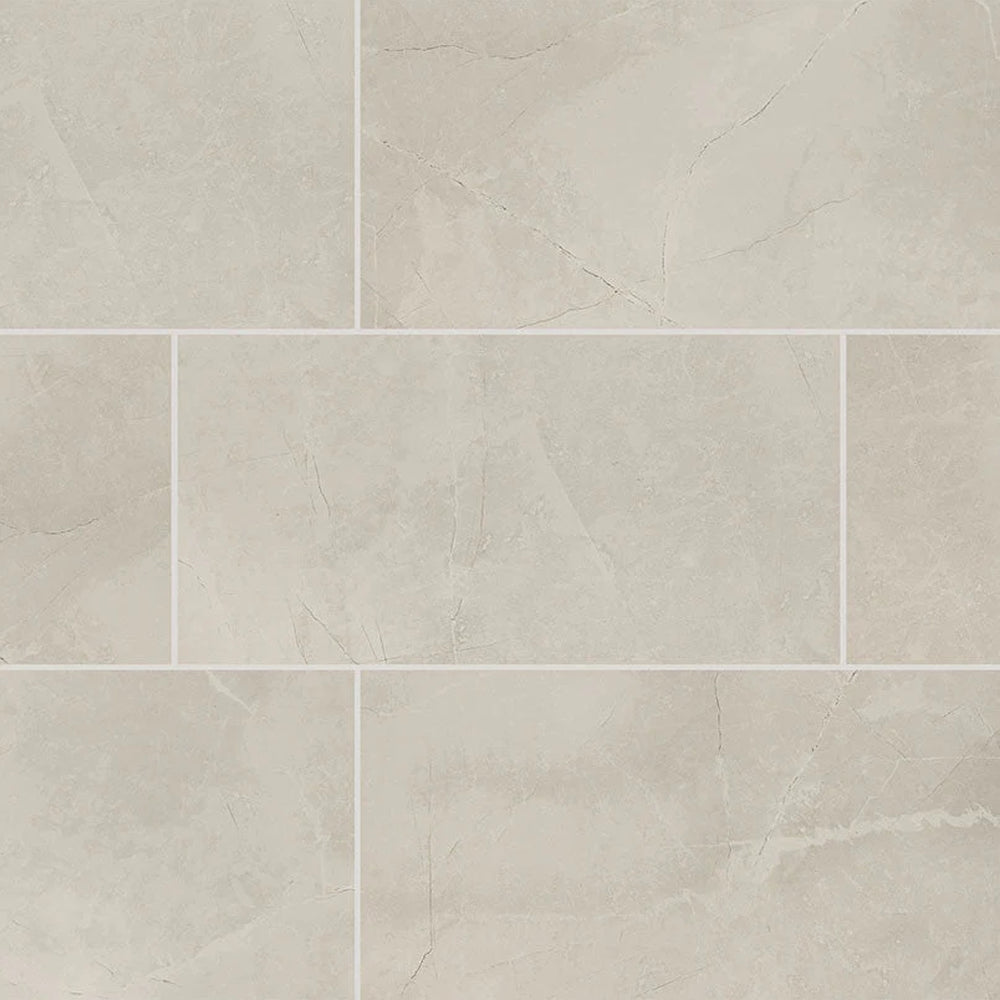 MS International Sande Ivory 24x48 Polished Rectified Porcelain Floor ...