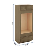 J&K Hazel H8 Double Oven w/One (1) Bottom Drawer 33" W x 84" H x 27" D