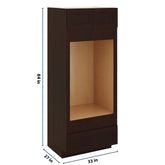J&K Java Coffee S1 Double Oven w/One (1) Bottom Drawer 33" W x 84" H x 27" D
