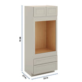 J&K Pebble B6 Single Oven w/Two (2) Bottom Drawers 33" W x 84" H x 27" D