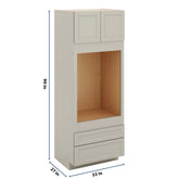 J&K Pebble B6 Single Oven w/Two (2) Bottom Drawers 33" W x 90" H x 27" D