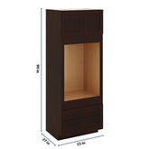 J&K Java Coffee S1 Single Oven w/Two (2) Bottom Drawers 33" W x 90" H x 27" D