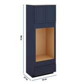 J&K Naval B7 Double Oven w/One (1) Bottom Drawer 33" W x 96" H x 27" D