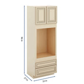 j-k-creme-glazed-a7-single-oven-w-two-2-bottom-drawers-33-w-x-96-h-x-27-d