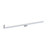 Modernform Cabinet White Shaker 96" W X 3/4" H X 3/4" D Bottom Outside Crown Molding