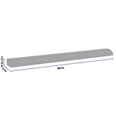 J&K Castle Grey S5 96" W Ogee Molding