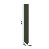 Modernform Cabinet Slim Sage Green 3/4" W X 96" H X 24" D Tall End Panel