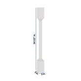 Modernform Cabinet White Shaker 3" W X 34 1/2" H X 3" D Turn Post