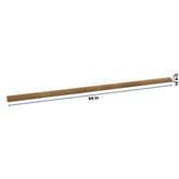 J&K Butterscotch B8 96" W Quarter Round Molding