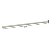 J&K Pebble B6 96" W Quarter Round Molding