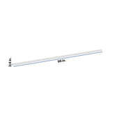 Modernform Cabinet White Shaker 96" W X 3/4" H X 3/4" D Quarter Round Molding