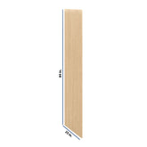 Modernform Cabinet Natural Oak 3/4" W X 84" H X 25" D Refrigerator End Panel