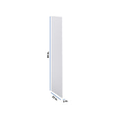 Modernform Cabinet Matte White 3/4" W X 84" H X 25" D Refrigerator End Panel