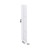 Modernform Cabinet Gloss White 3/4" W X 96" H X 25" D Refrigerator End Panel
