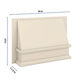 J&K Pearl Glazed H9 Range Wood Hood 36" W x 24" H