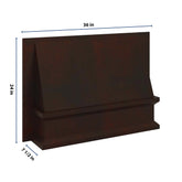 J&K Java Coffee S1 Range Wood Hood 36" W x 24" H