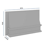 J&K Castle Grey S5 Range Wood Hood 42" W x 24" H